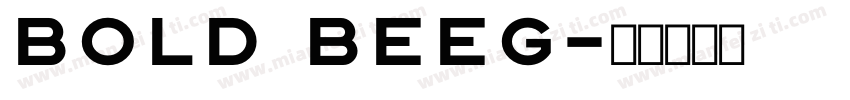 bold beeg字体转换